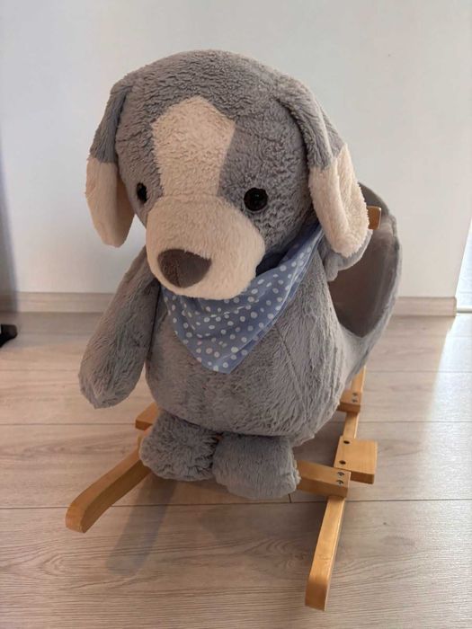KIKKA BOO Люлка със седалка grey puppy - сива