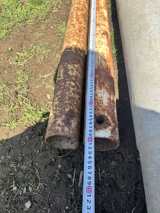 Труба асбестовая и метал советское