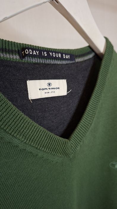 Хлопковый пуловер Tom Tailor