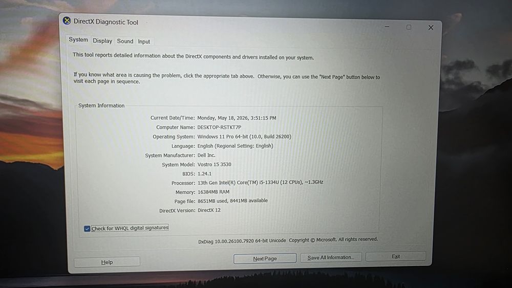 Dell Vostro 15 3530 i5 Gen.13