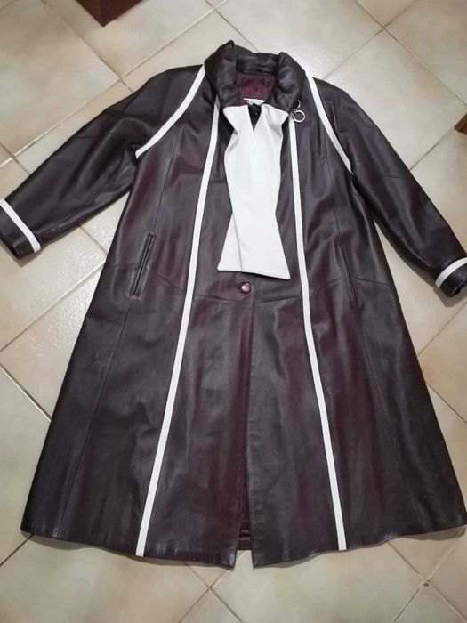 Haină de piele naturală