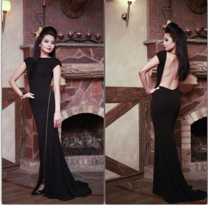 Платье черное вечернее