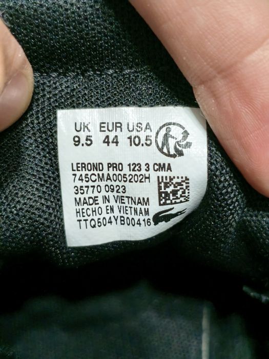 Оригинальные кеды Lacoste Lerond Pro