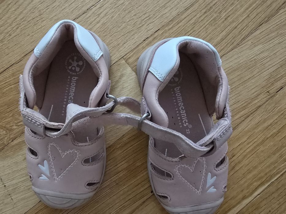 Sandale din piele Biomecanics marime 22