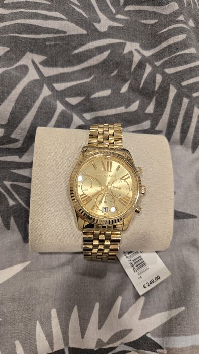 Промоция!!! Само днис@Michael Kors - Кварцов часовник с хронометър, Злат