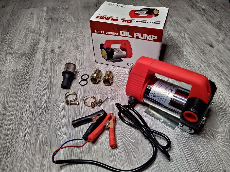 Pompa Transfer Lichide 12V,  cu Autoamorsare, Motorina Ulei 300W!