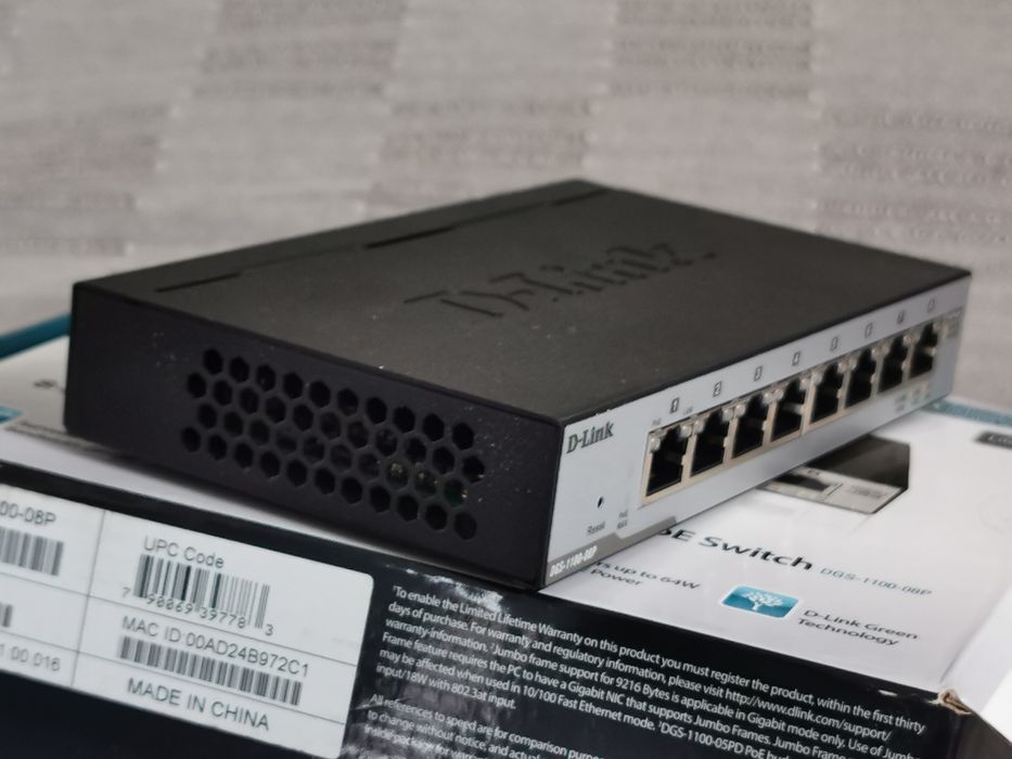 Switch retea DGS-1100-08P POE