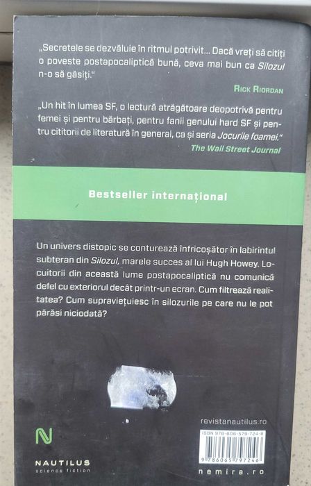 Cartea Silozul de Hugh Howey