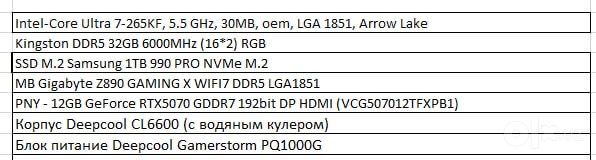 Core i7 ultra - rtx 5070 12 gb , 32gb / 1 tb