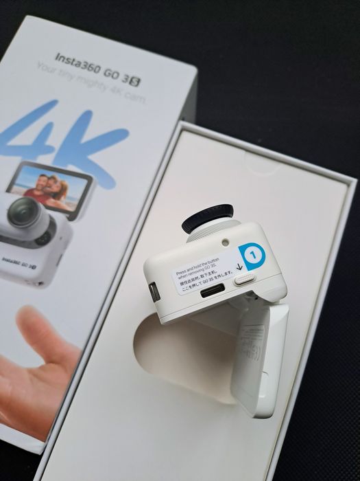 Camera actiune 4K Insta360 GO 3S 128GB la cutie (ca GoPro, Dji Action)