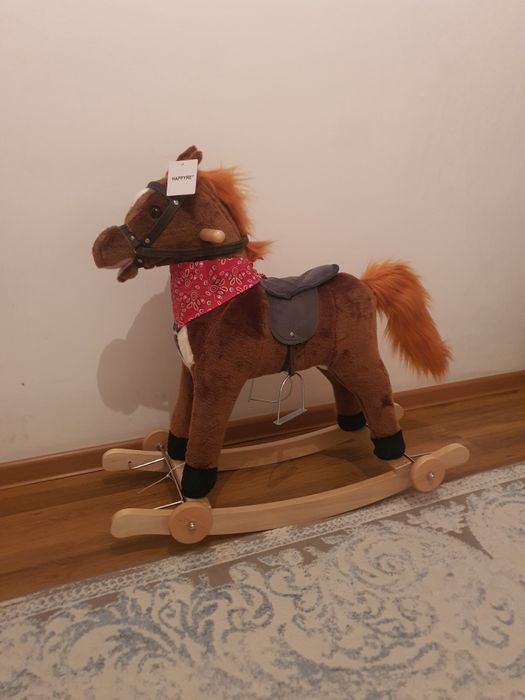 Лошадка качалка новый