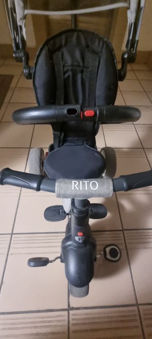 Трёхколёсный велосипед QPLAY Rito серый