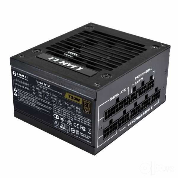 - Блок питания Lian Li SP750 750W SFX 80 Plus Gold Full Modular Black