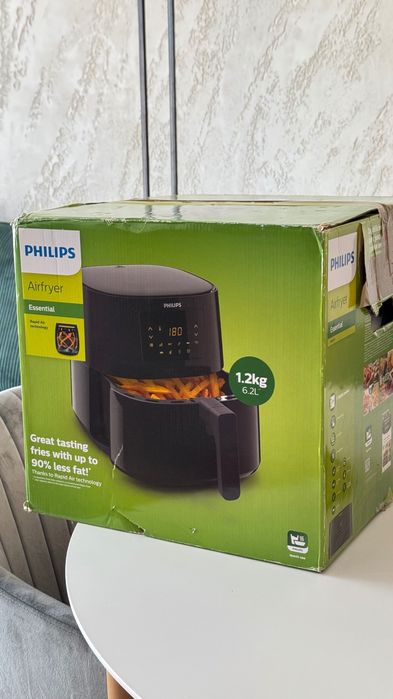 „Philips Airfryer Essential / Series 2000 – 6,2 L, Rapid Air“