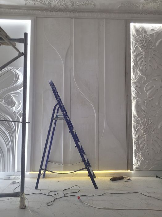 Декоративный кирпич. 3D панели из гипса