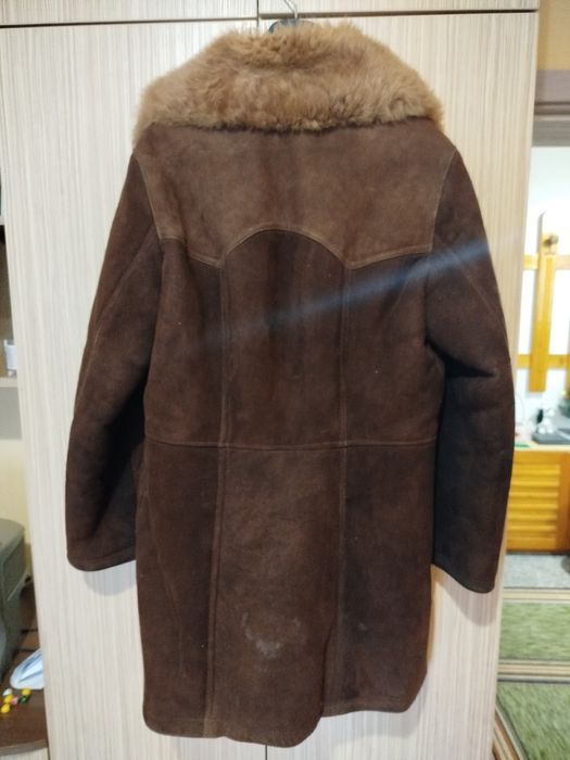 Мъжки кожух от естествена кожа