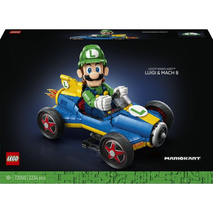 Lego 72050 Mario Kart - Luigi и Mach 8 , Lego Mario ,