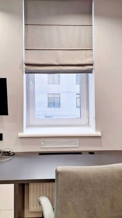 Шторы римские декор окон