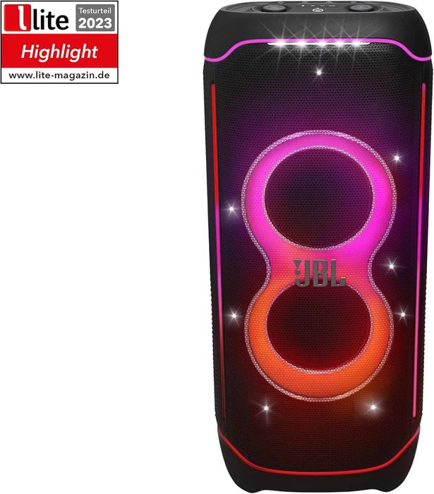 ПРОМО Нова 2г Гаранция Bluetooth Мощна 1100 W Аудио Система Караоке Тонколона JBL PartyBox ULTIMATE