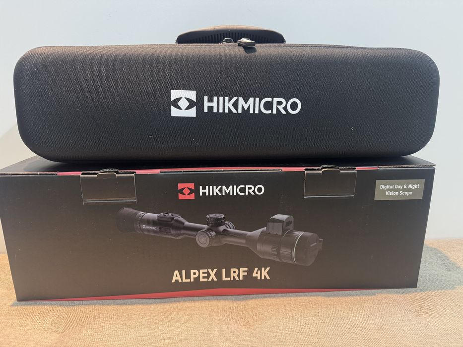 Luneta (de zi si noapte) Hikmicro Alpex LRF 4K(nu Pulsar,Nocpix,Thermtec)