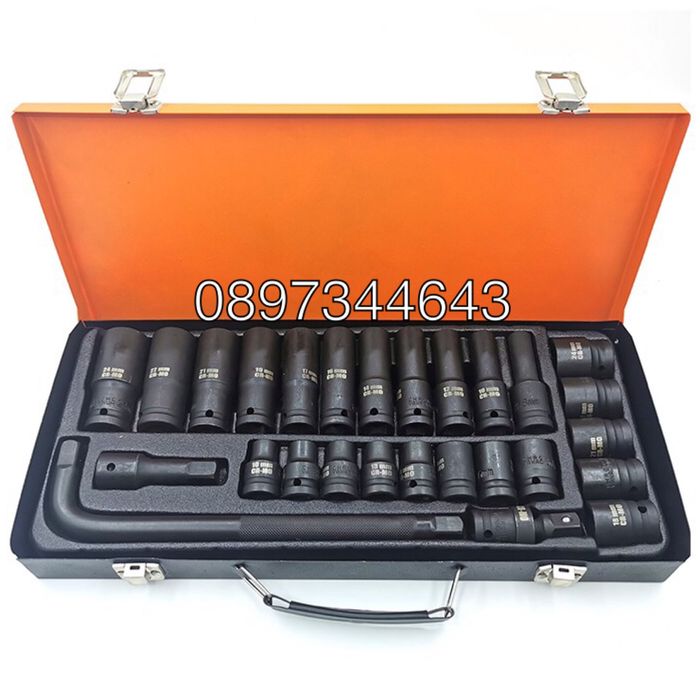 Комплект ударни вложки 27 части Kraft