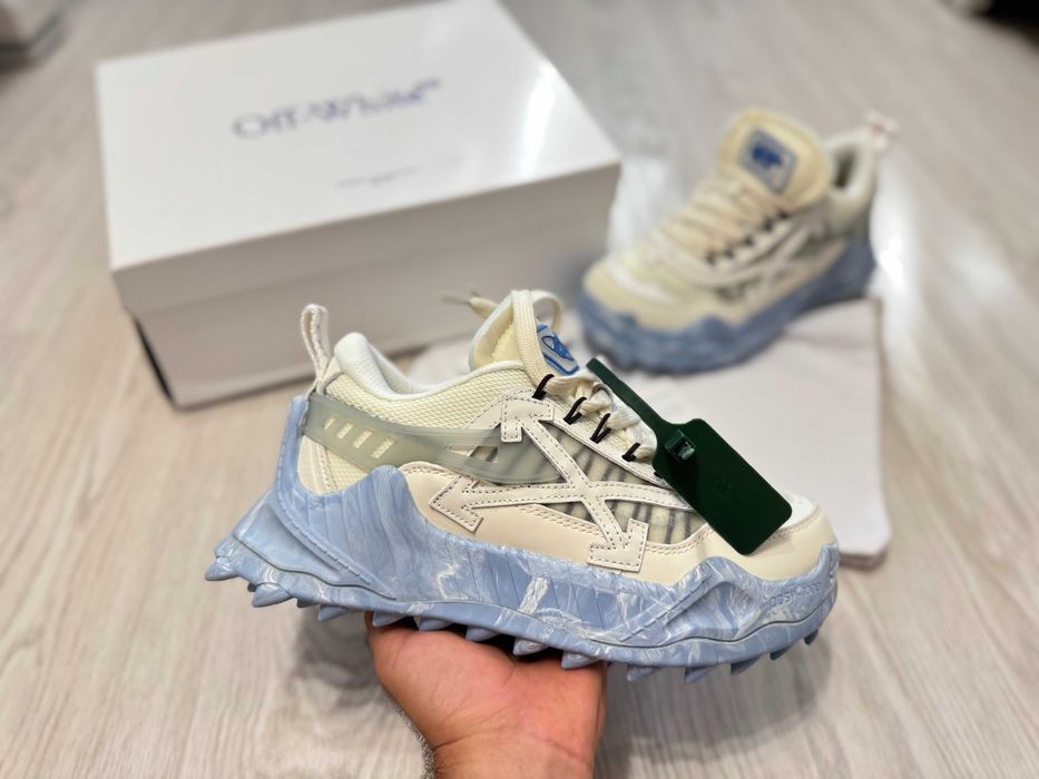 Adidasi OFF-White, Odsy 1000 Sneakers Premium din Piele Full Box NOI