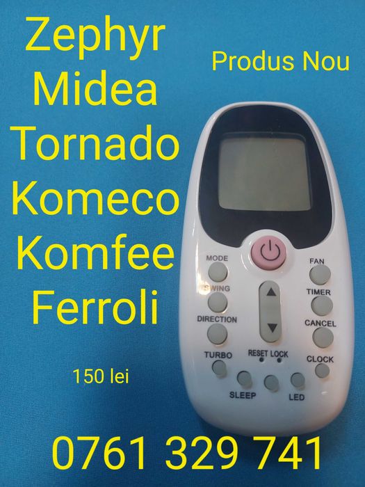 Telecomanda aer conditionat Vortex Heinner Tojo Paxton Beko Platinium Lg Samsung Yamato Carrier Aux Neo Chigo Hitachi Gree Hisense Whirlpool Midea