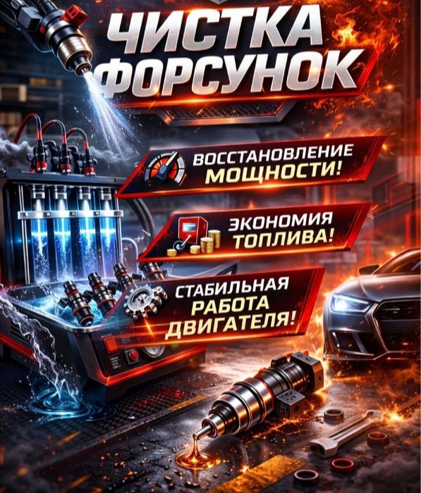 Чистка промывка форсунки дымогенератор инжектор сто сварка катализатор