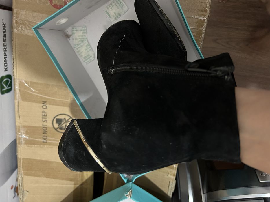 сапоги замшевые натуралка