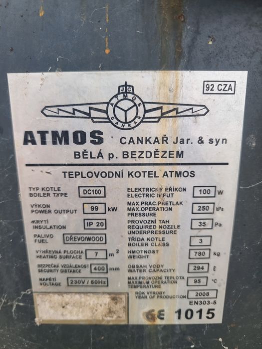Centrala pe lemne Atmos