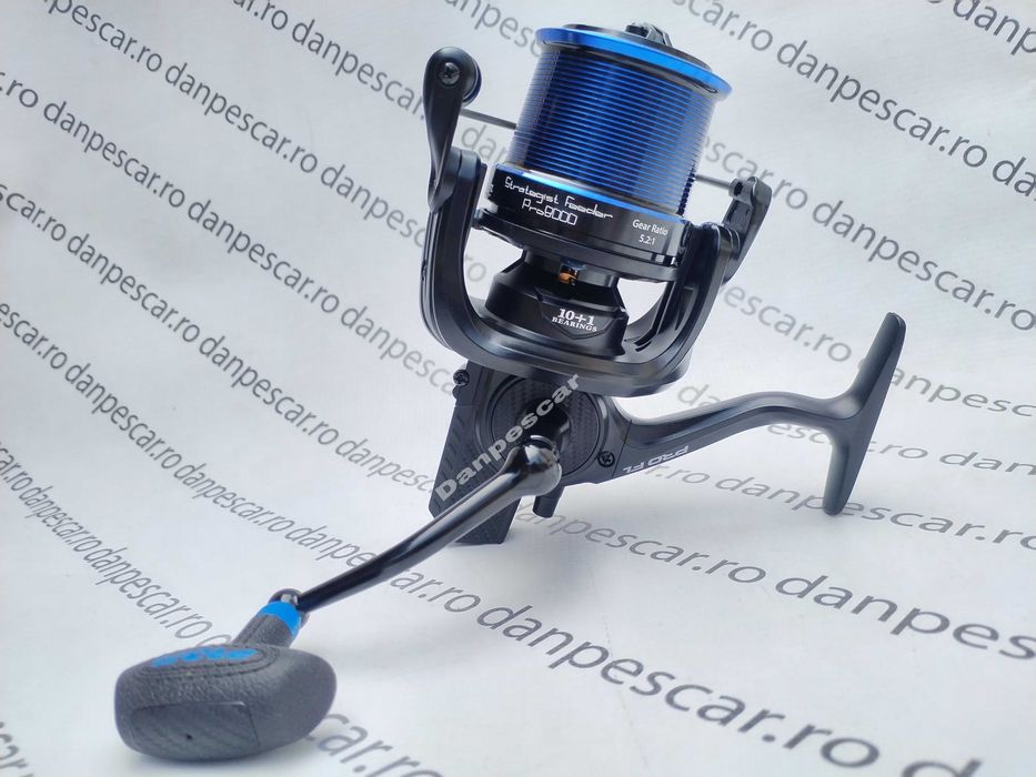 Mulinetă Feeder si Crap PRO FL Strategist 8000 Albastru cu Long Cast