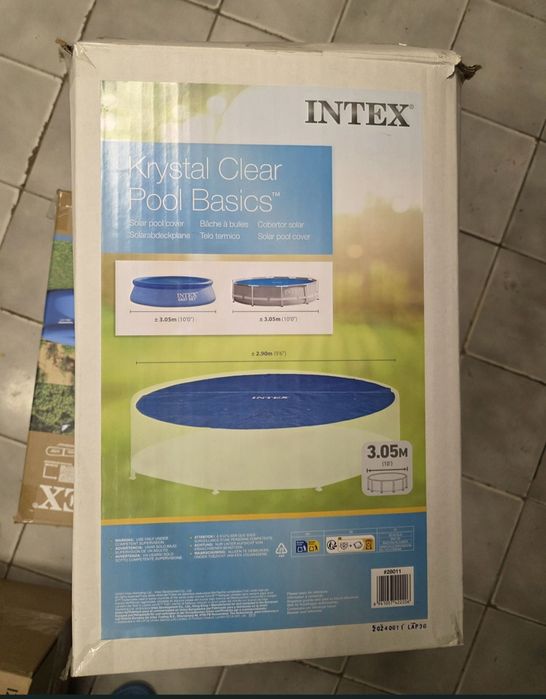 Надуваем басейн INTEX Easy Set, 305 х 76 см.