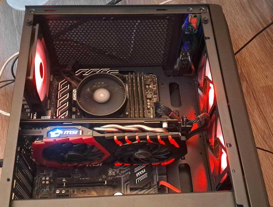PC Gaming Ryzen 5 1600X/Video GTX 1060/16 GB DDR4/SSD+HDD/GTA5/CS GO,etc