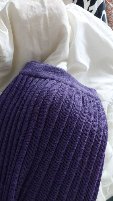 Fusta plisata din lana merinos