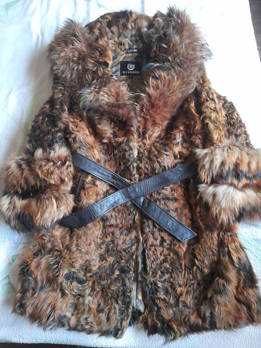 Шуба б/у каракуль  размер L маломерит