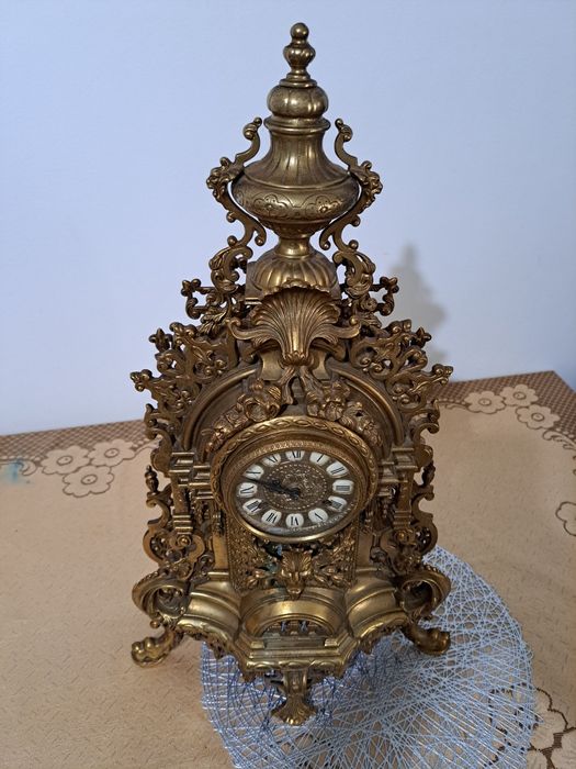 Ceas FRANZ HERMLE IMPERIAL BAROQUE 8 days Alamă/Bronz 8 DAY Clock 1982