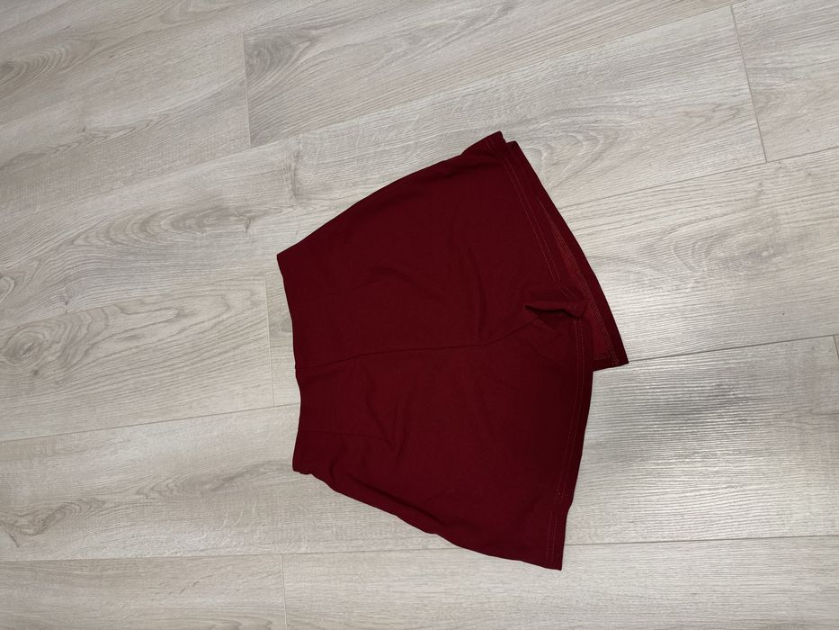 Fustă Pantalon Elegantă Culoare Burgundy