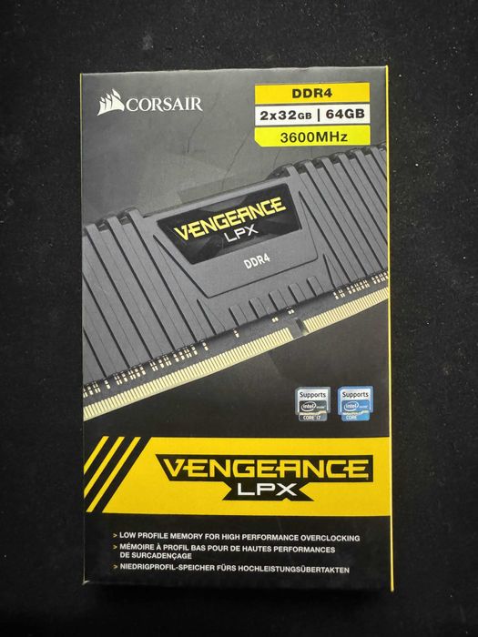 Corsair VENGEANCE LPX 64GB (2x32GB) DDR4 3600MHz Dual Channel Kit