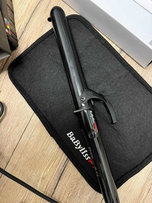 Дълга маша за коса 32 мм BaByliss PRO с дигитален дисплей