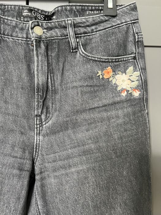 Дънки Guess Straight High Girly