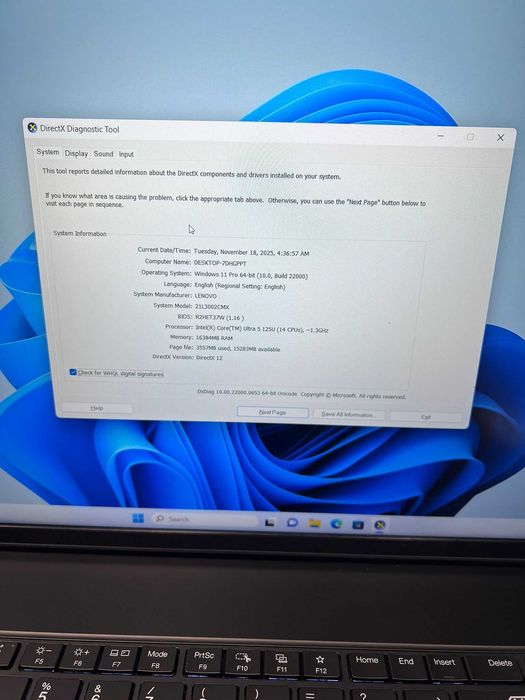 Hope Amanet P10/Laptop Lenovo Thinkpad L16 GEN 1,ULTRA 5 125U