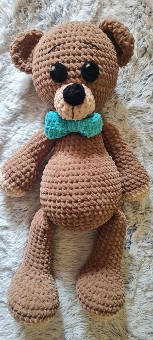 Плюшена играчка /плетено мече-мечок/за игра или декорация