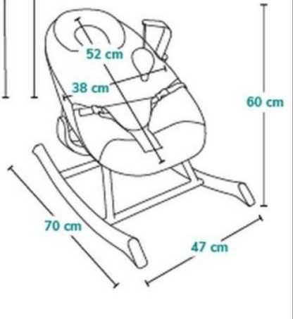 Люлки/шезлонг Lionelo - Dalia с максимално тегло до 9 кг.