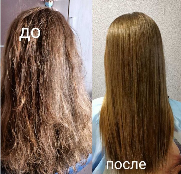 выпрямление волос