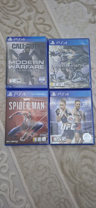 Продам игры на PS4  original 100%