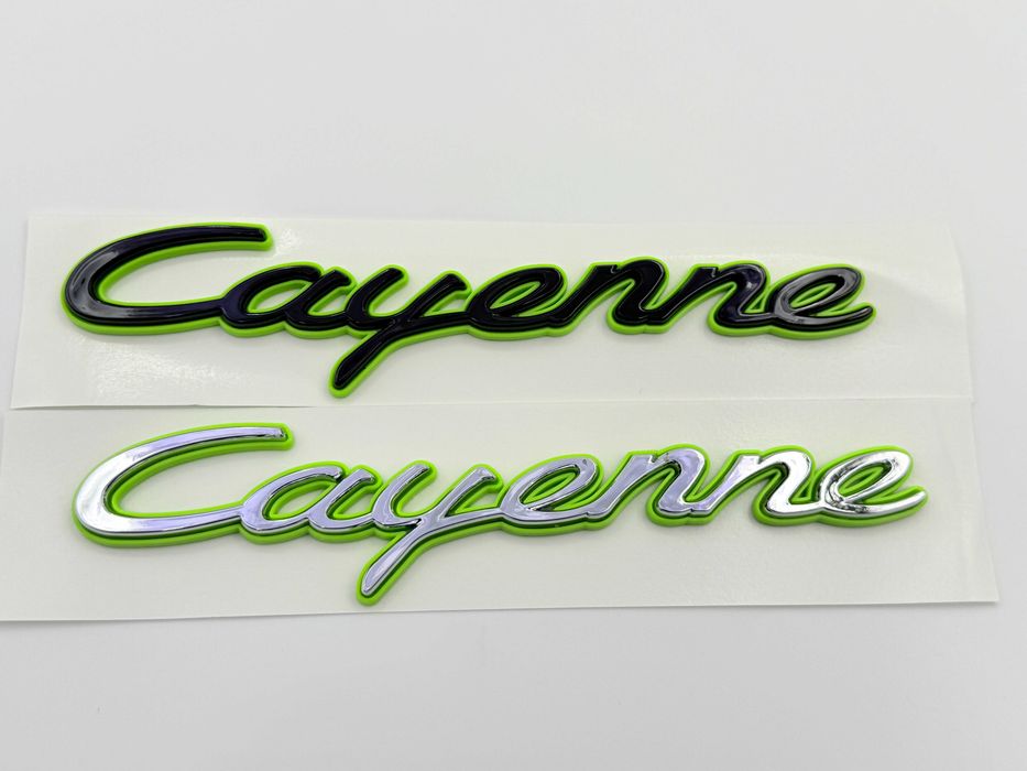 Emblema Compatibila PORSCHE Cayenne Hybrid negru