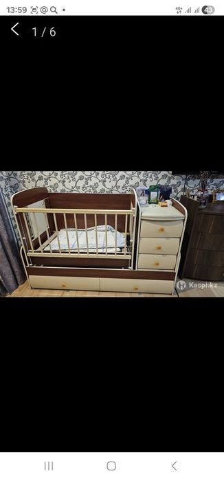 Кроватка трансформер Glamvers Multy б/у Без матраса