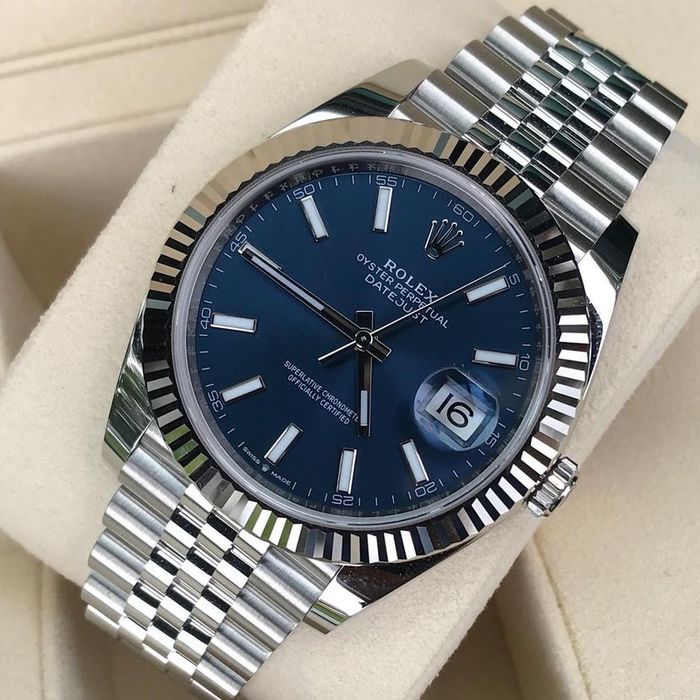 ceas rolex datejus blue dial 41,mm