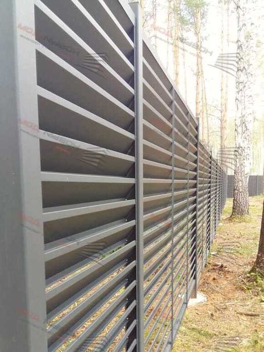 Забор жалюзи еврожалюзи