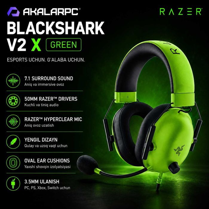 Razer Blackshark V2 X Naushnik